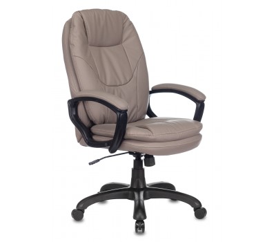 Кресло руководителя Бюрократ CH-868N серый эко.кожа крестовина пластик