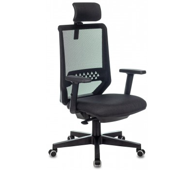 Кресло руководителя Бюрократ EXPERT черный TW-01 38-418 сетка/ткань с подголов. крестовина пластик