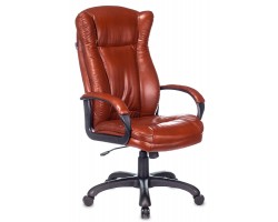 Кресло руководителя Бюрократ CH-879N коричневый Boroko-37 эко.кожа крестовина пластик