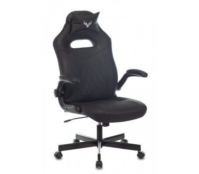 Кресло игровое Zombie VIKING 6 KNIGHT черный Diamond 600 эко.кожа с подголов. крестовина металл