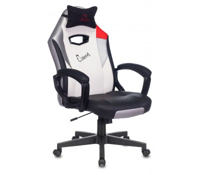 Кресло игровое Zombie HERO QUEEN черный/белый эко.кожа с подголов. крестовина пластик Кресло игровое Zombie HERO QUEEN черный/белый эко.кожа с подголов. крестовина пластик