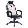 Кресло игровое Zombie HERO QUEEN черный/белый эко.кожа с подголов. крестовина пластик