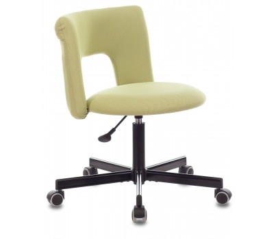 Кресло Бюрократ KF-1M светло-зеленый 26-32 крестовина металл черный