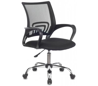 Кресло Бюрократ CH-695NLTSL черный TW-01 TW-11 сетка/ткань крестовина металл хром