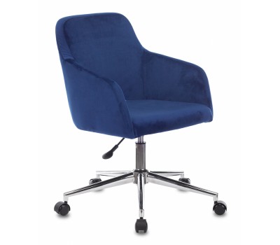 Кресло Бюрократ CH-380SL сапфировый Italia 17 крестовина металл хром