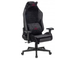 Кресло игровое Zombie EPIC PRO Edition черный текстиль/эко.кожа с подголов. крестовина пластик