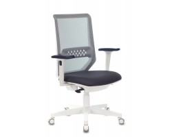 Кресло Бюрократ MC-W611N темно-серый TW-04 38-417 сетка/ткань крестовина пластик пластик белый