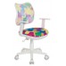 Кресло детское Бюрократ CH-W797 мультиколор Abstract сетка/ткань крестовина пластик пластик белый