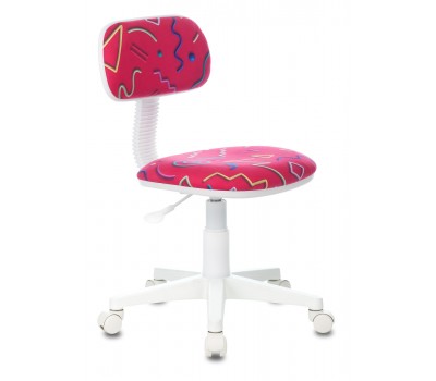Кресло детское Бюрократ CH-W201NX малиновый Sticks 05 крестовина пластик пластик белый