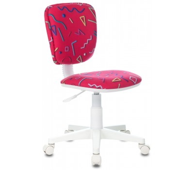 Кресло детское Бюрократ CH-W204NX малиновый Sticks 05 крестовина пластик пластик белый