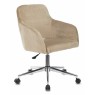 Кресло Бюрократ CH-380SL латте Italia 5 крестовина металл хром