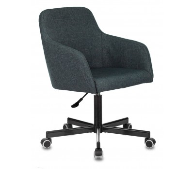 Кресло Бюрократ CH-380M синий шторм 38-416 крестовина металл