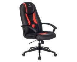 Кресло игровое Zombie 8 черный/красный эко.кожа крестовина пластик