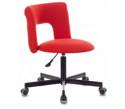 Кресло Бюрократ KF-1M красный 26-22 крестовина металл черный