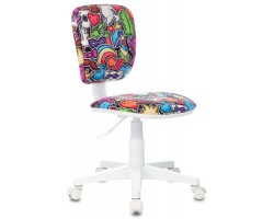 Кресло детское Бюрократ CH-W204NX мультиколор маскарад крестовина пластик пластик белый