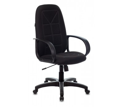 Кресло руководителя Бюрократ CH 727 черный крестовина пластик
