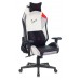 Кресло игровое Zombie HERO QUEEN PRO черный/белый эко.кожа с подголов. крестовина пластик