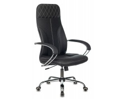 Кресло руководителя Бюрократ CH-608SL/ECO черный эко.кожа крестовина металл хром