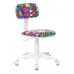 Кресло детское Бюрократ CH-W201NX мультиколор маскарад крестовина пластик пластик белый