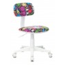 Кресло детское Бюрократ CH-W201NX мультиколор маскарад крестовина пластик пластик белый