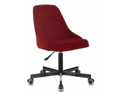 Кресло Бюрократ CH-340M бордовый Velvet 09 крестовина металл