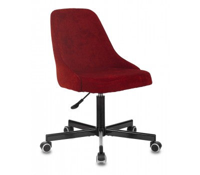 Кресло Бюрократ CH-340M бордовый Velvet 09 крестовина металл