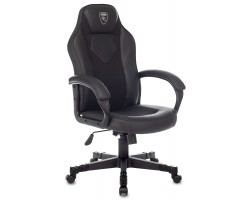 Кресло игровое Zombie GAME 17 черный текстиль/эко.кожа крестовина пластик