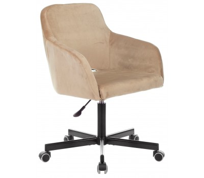 Кресло Бюрократ CH-380M латте Italia 5 крестовина металл черный