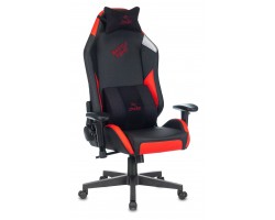 Кресло игровое Zombie HERO BATTLEZONE PRO черный/красный эко.кожа с подголов. крестовина пластик