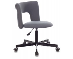 Кресло Бюрократ KF-1M серый 26-25 крестовина металл черный