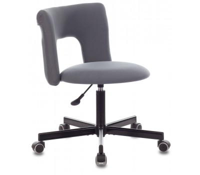 Кресло Бюрократ KF-1M серый 26-25 крестовина металл черный