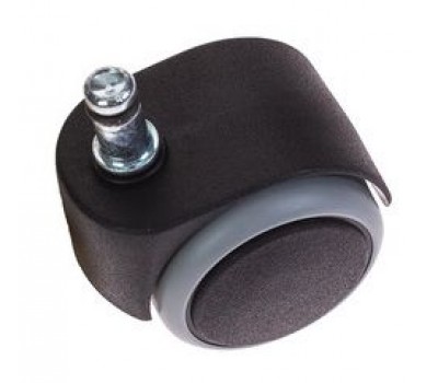 Набор колес Бюрократ BrakeCastorSetPU черный для паркета/ламината 50мм Набор колес Бюрократ BrakeCastorSetPU черный для паркета/ламината 50мм