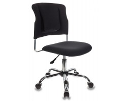 Кресло Бюрократ CH-322SXN черный 26-28 крестовина металл хром