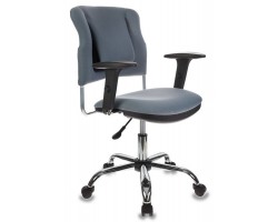 Кресло Бюрократ CH-323AXSN серый 26-25 крестовина металл хром