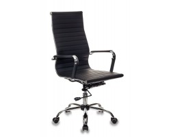 Кресло руководителя Бюрократ CH-883 черный эко.кожа крестовина металл хром