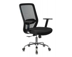 Кресло Бюрократ CH-899SL черный TW-01 сиденье черный TW-11 сетка/ткань крестовина металл хром