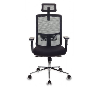 Кресло руководителя Бюрократ MC-612-H черный BM-11 сиденье черный 26-В01 сетка/ткань крестовина хром