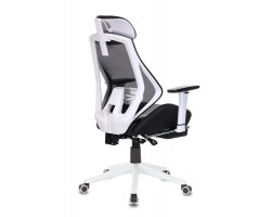 Кресло игровое Бюрократ CH-W770 черный искусст.кожа/сетка с подголов. крестовина пластик подст.для ног пластик белый-foto4