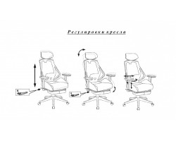 Кресло игровое Бюрократ CH-W770 черный искусст.кожа/сетка с подголов. крестовина пластик подст.для ног пластик белый-foto8