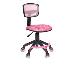 Кресло детское Бюрократ CH-299-F розовый сланцы сетка/ткань крестовина пластик подст.для ног