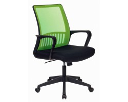 Кресло Бюрократ MC-201 салатовый TW-03A сиденье черный TW-11 сетка/ткань крестовина пластик