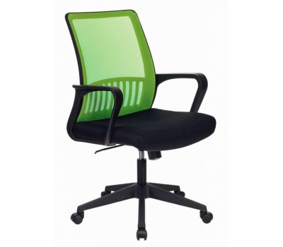 Кресло Бюрократ MC-201 салатовый TW-03A сиденье черный TW-11 сетка/ткань крестовина пластик