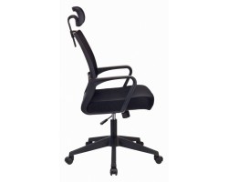 Кресло Бюрократ MC-201-H черный TW-01 TW-11 сетка/ткань с подголов. крестовина пластик-foto3