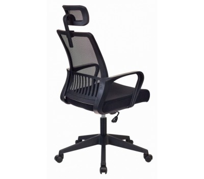 Кресло Бюрократ MC-201-H черный TW-01 TW-11 сетка/ткань с подголов. крестовина пластик
