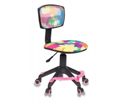 Кресло детское Бюрократ CH-299-F мультиколор абстракция сетка/ткань крестовина пластик подст.для ног
