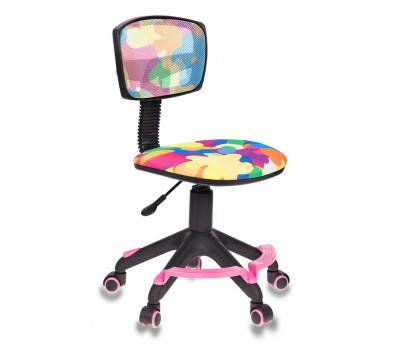 Кресло детское Бюрократ CH-299-F мультиколор абстракция сетка/ткань крестовина пластик подст.для ног
