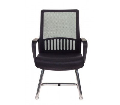 Кресло Бюрократ MC-209 черный TW-01 TW-11 сетка/ткань полозья металл хром