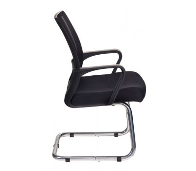 Кресло Бюрократ MC-209 черный TW-01 TW-11 сетка/ткань полозья металл хром