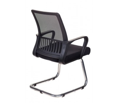 Кресло Бюрократ MC-209 черный TW-01 TW-11 сетка/ткань полозья металл хром