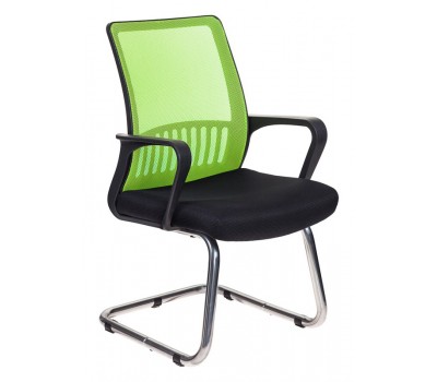 Кресло Бюрократ MC-209 спинка сетка салатовый TW-03A сиденье черный TW-11 сетка/ткань